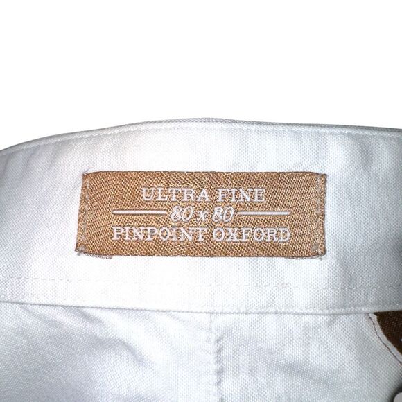 Gitman Brothers White Ultra Fine French Cuff Dress Shirt L 16.5 34 - Picture 3 of 9